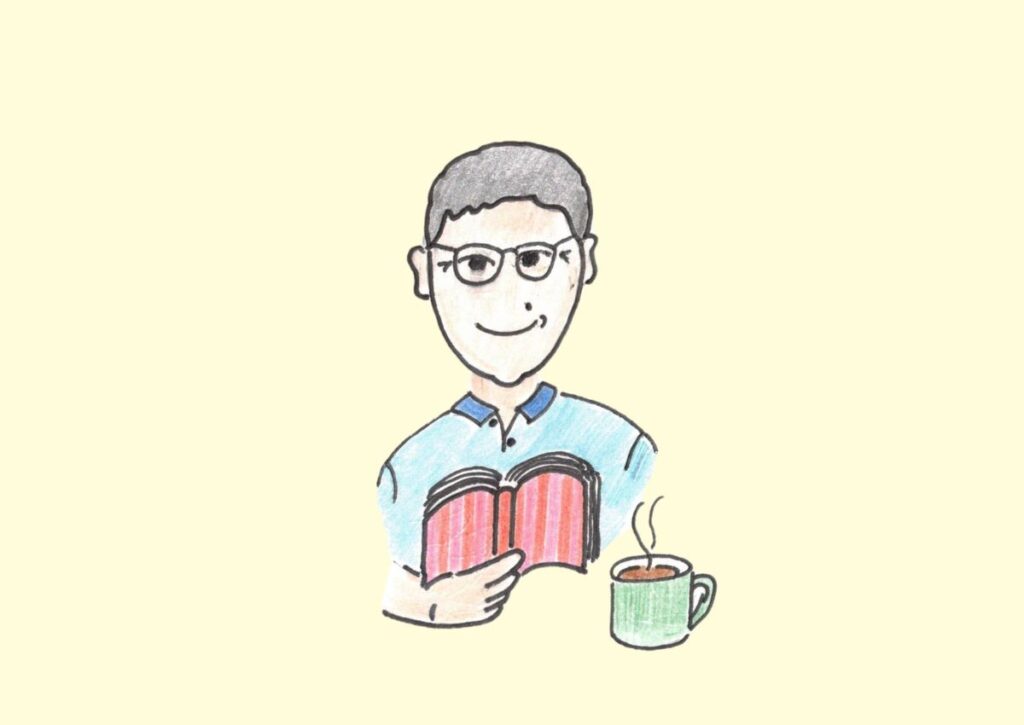 本を読むサニタ